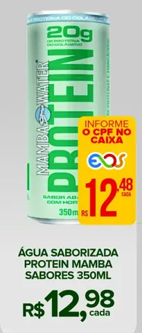Água Saborizada Protein Mamba