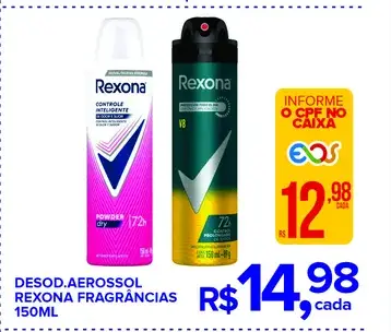Desodorante aerosol Rexona