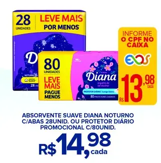 Protetor Diário Diana