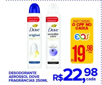 Desodorante aerosol Dove Original
