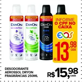 Desodorante aerosol DryOn Men Flow