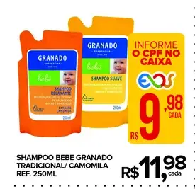 Shampoo Bebê Granado Camomila