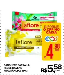 Sabonete Davene Em Barra La Flore