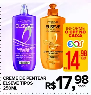 Creme de Pentear Elseve Collagen Lifter