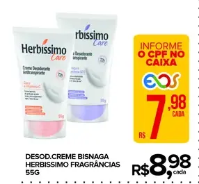 Creme desodorante Herbissimo