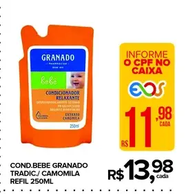 Condicionador Bebê Granado Camomila