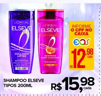 Shampoo Elseve Liso dos Sonhos