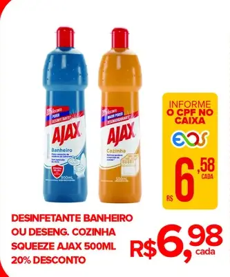 Desinfetante Ajax Banheiro