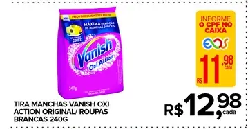 Tira Manchas Vanish Oxi Action Roupas Brancas