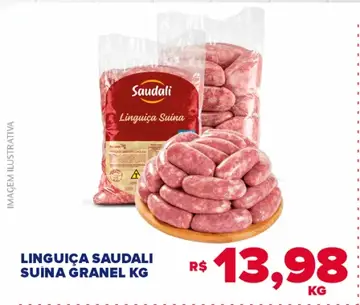 Linguiça Saudali Suína