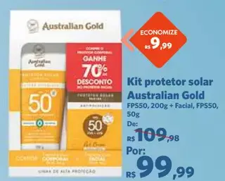 Kit Protetor Solar Australian Gold