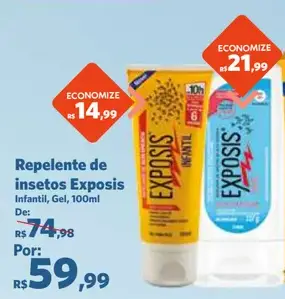 Repelente de insetos Exposis Infantil