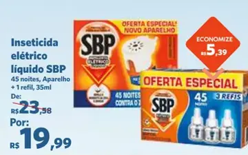 Inseticida elétrico líquido SBP