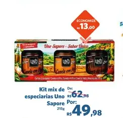 Mix de especiarias Uno Sapore