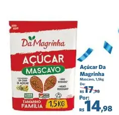 Açúcar Da Magrinha Mascavo