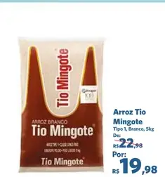 Arroz Tio Mingote Tipo 1, Branco