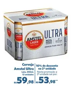 Cerveja Amstel Ultra