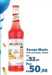 Xarope Monin Pink Lemonade