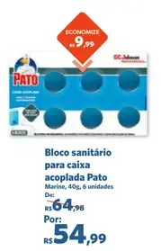 Bloco sanitário para caixa acoplada Pato Marine