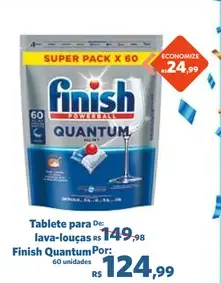 Tablete para lava-louças Finish Quantum