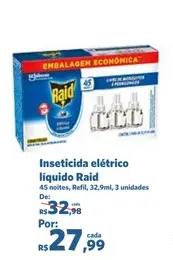 Inseticida elétrico Raid Líquido
