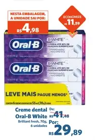 Creme dental Oral-B White Brilliant Fresh
