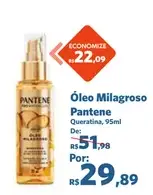 Óleo Pantene Milagroso Queratina