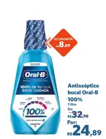 Antisséptico bucal Oral-B 100%