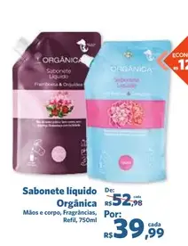 Sabonete líquido Orgânica