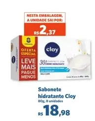 Sabonete Cloy Hidratante