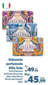 Sabonete perfumado Villa Sole Fiori D’Ananas Dell’etna