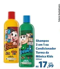 Shampoo Turma da Mônica Kids 3 em 1