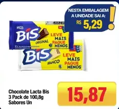 Chocolate Bis Lacta Branco