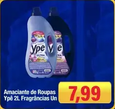 Amaciante de Roupas Ypê