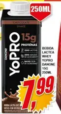 Bebida Láctea YoPRO Danone Whey Chocolate Shake