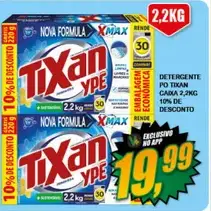 Detergente em pó Tixan Ypê