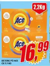 Detergente em pó Ace