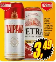 Cerveja Petra Puro Malte