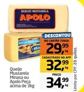 Queijo Mussarela Minas