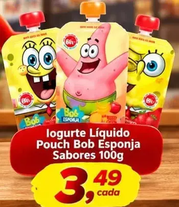 Iogurte Líquido Bob Esponja