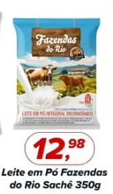 Leite em Pó Fazendas do Rio Integral Instantâneo