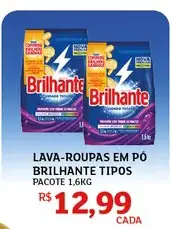 Lava-roupas em pó Brilhante