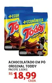 Achocolatado em pó Toddy Original