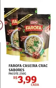 Farofa Crac Caseira