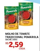 Molho de tomate Pomarola Tradicional