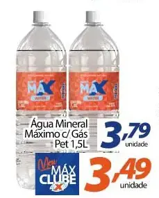 Água Mineral Máximo Com Gás