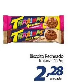 Biscoito Recheado Trakinas