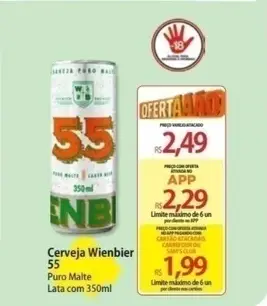 Cerveja Wienbier 55 Puro Malte