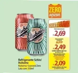 Refrigerante Itubaína Guaraná Zero