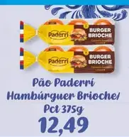 Pão de Hambúrguer Paderrí Brioche